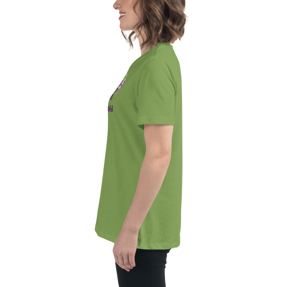 Choose Kindness Lavender Women's Relaxed Tee by EraofInk