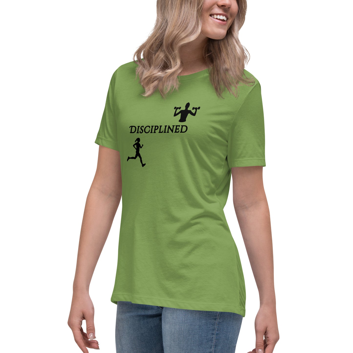 Disciplined Women's Fitness Relaxed Tee by EraofInk