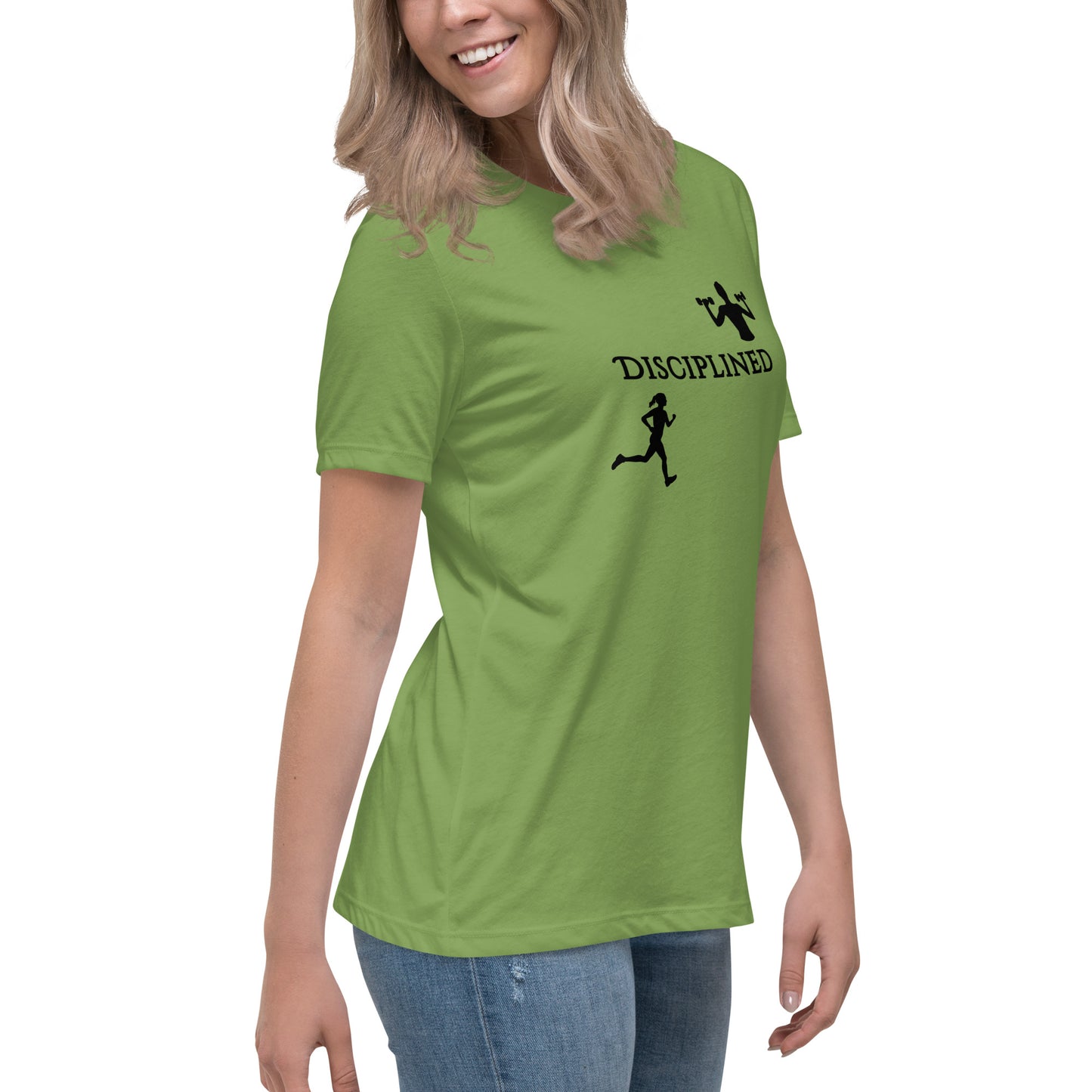 Disciplined Women's Fitness Relaxed Tee by EraofInk