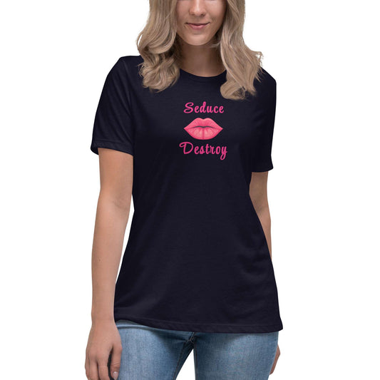 Seduce Destroy Women's Relaxed Tee by EraofInk