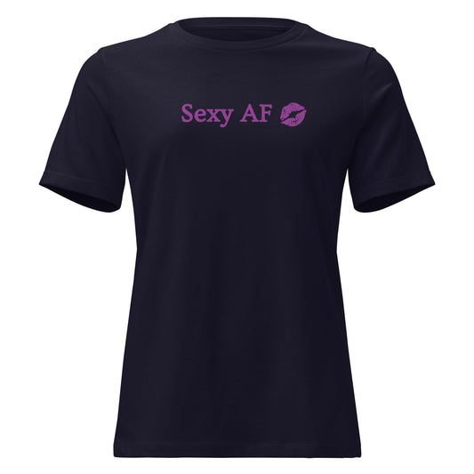 Sexy AF Women's Relaxed Tee by EraofInk