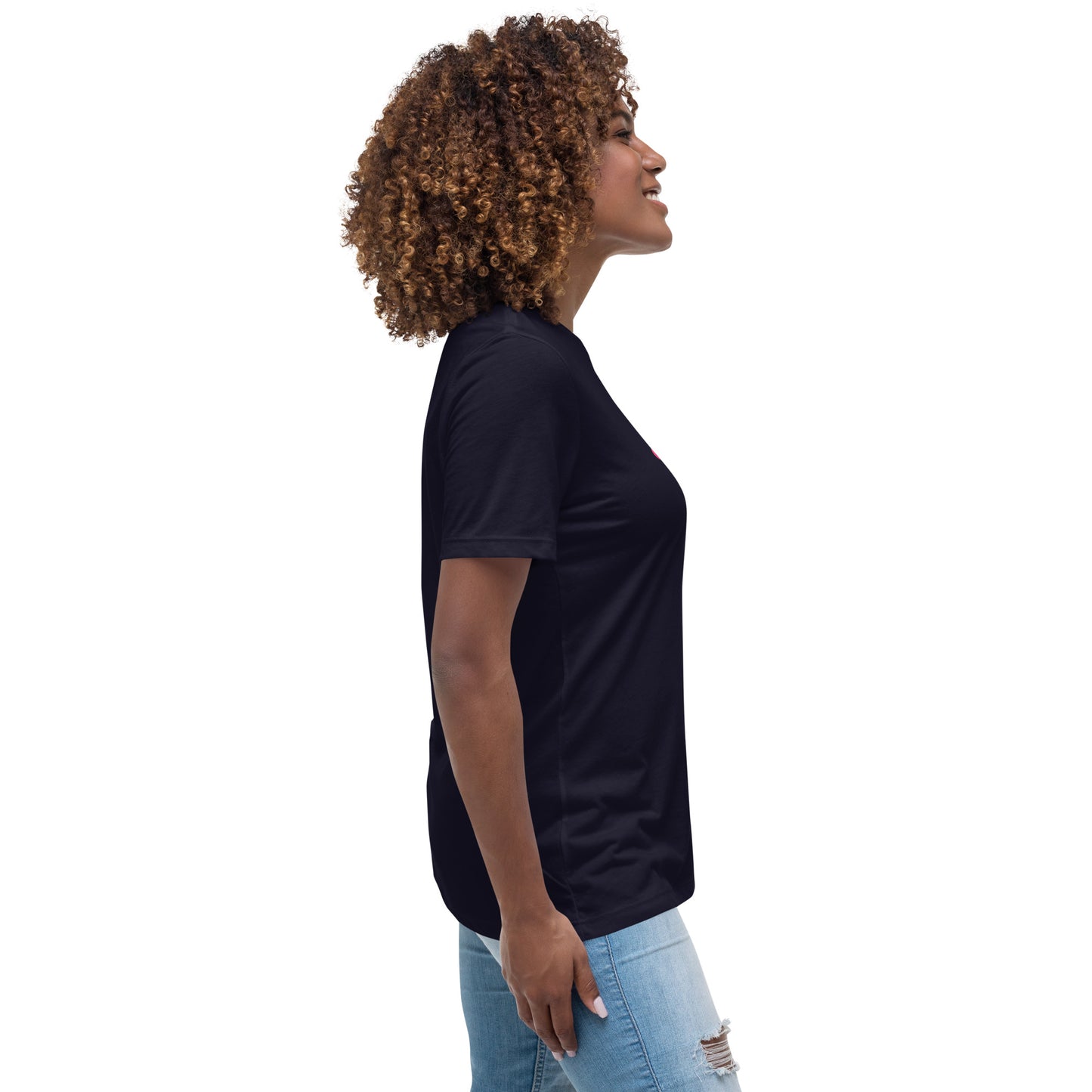 Grateful Heart with Sketched Heart Women's Relaxed Tee by EraofInk