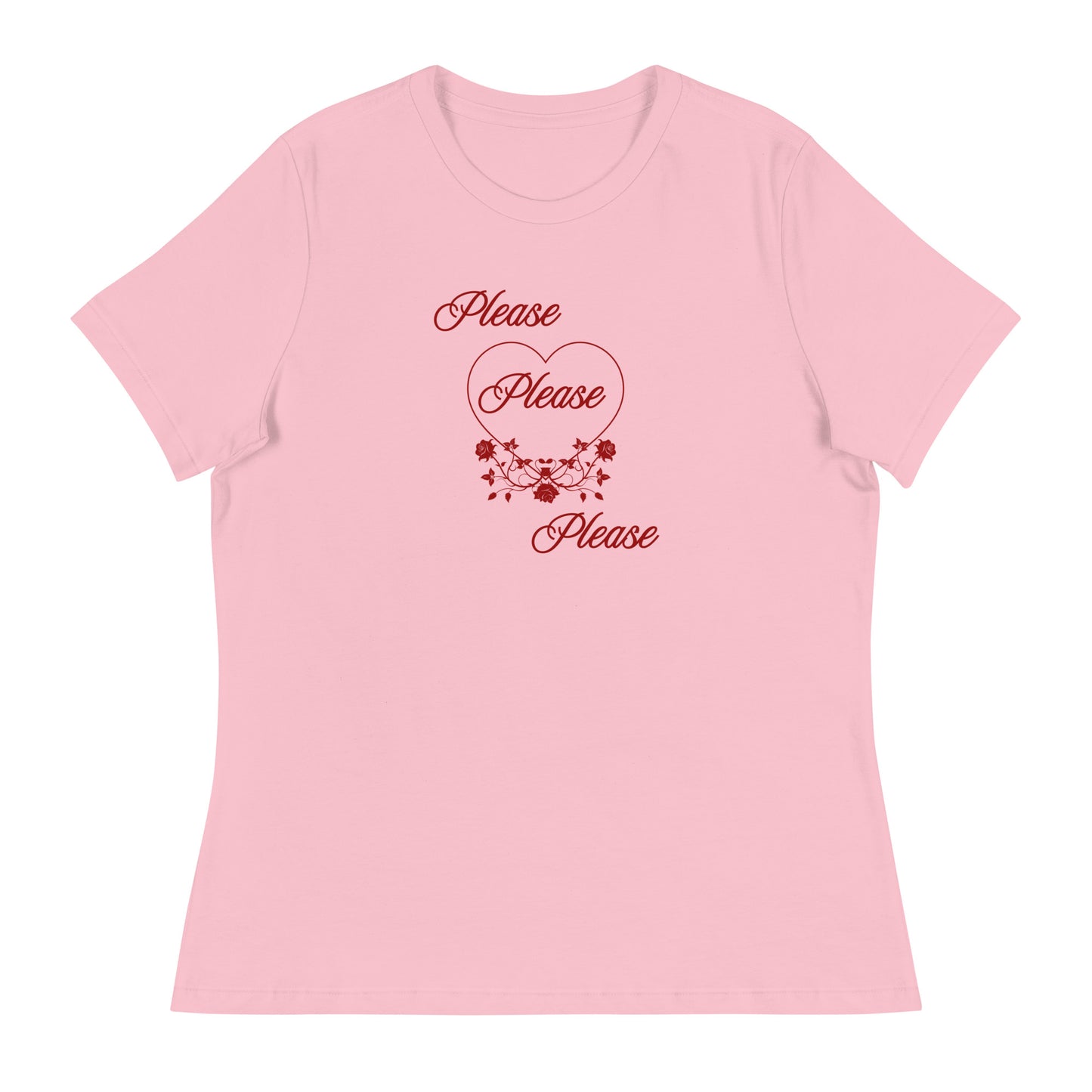 Please Please Please Love and Roses Women's Relaxed Tee by EraofInk