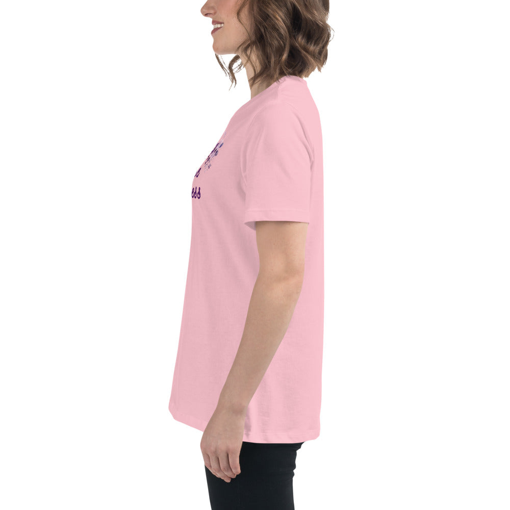 Choose Kindness Lavender Women's Relaxed Tee by EraofInk