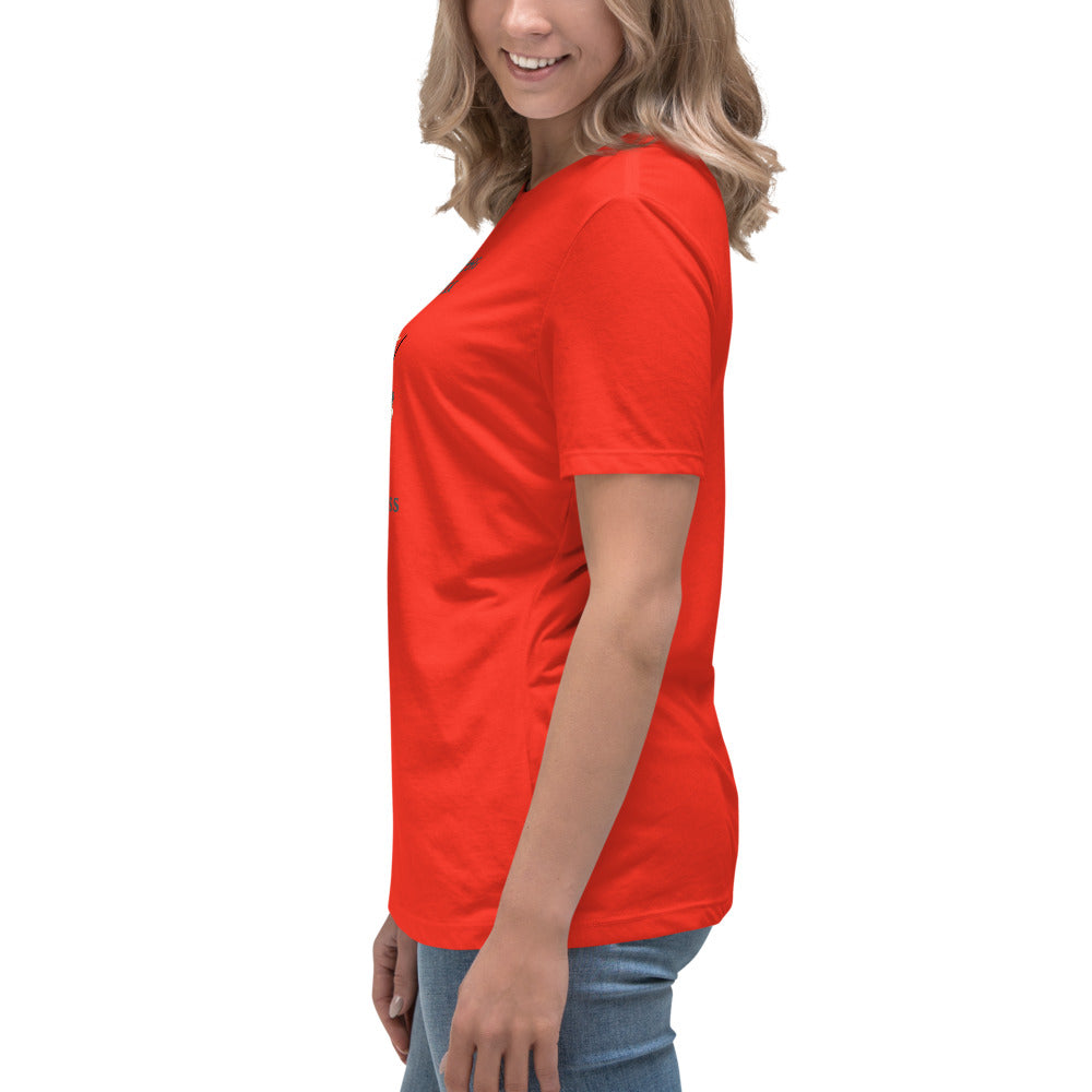 I Love Riding That Stick With Wickedness Women's Relaxed Tee by EraofInk
