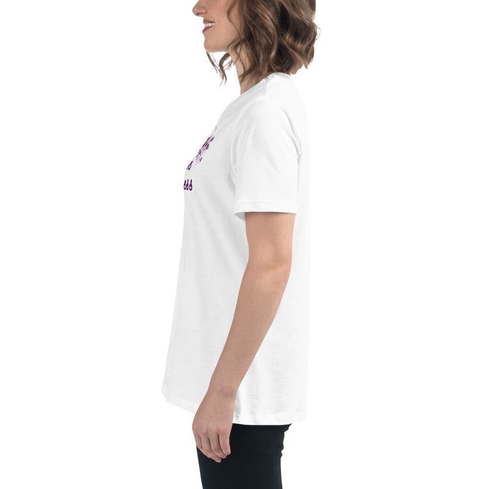 Choose Kindness Lavender Women's Relaxed Tee by EraofInk