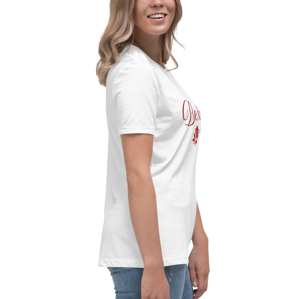 Be Kind - of a B - Women's Relaxed T-Shirt - by RecreatingKrista