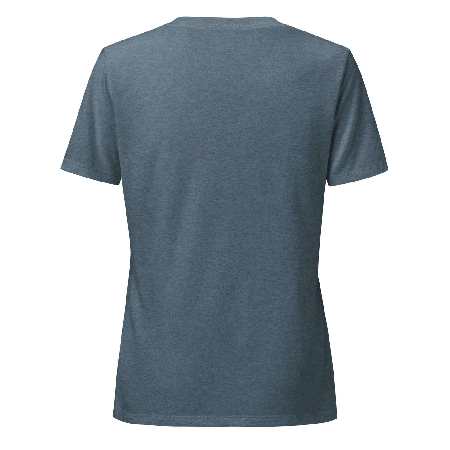 Fitness Tee Determined Women’s Relaxed V-Neck Tee by EraofInk