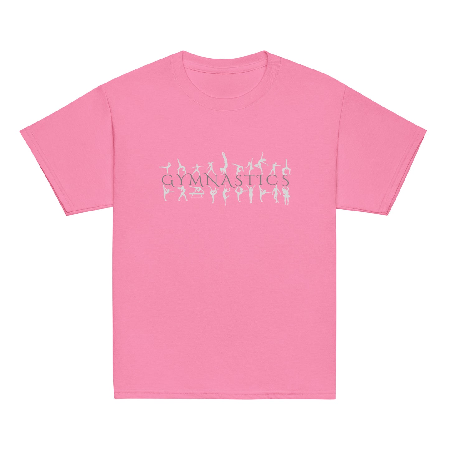 Gymnastics with many moves and poses - Youth classic tee - by RecreatingKrista