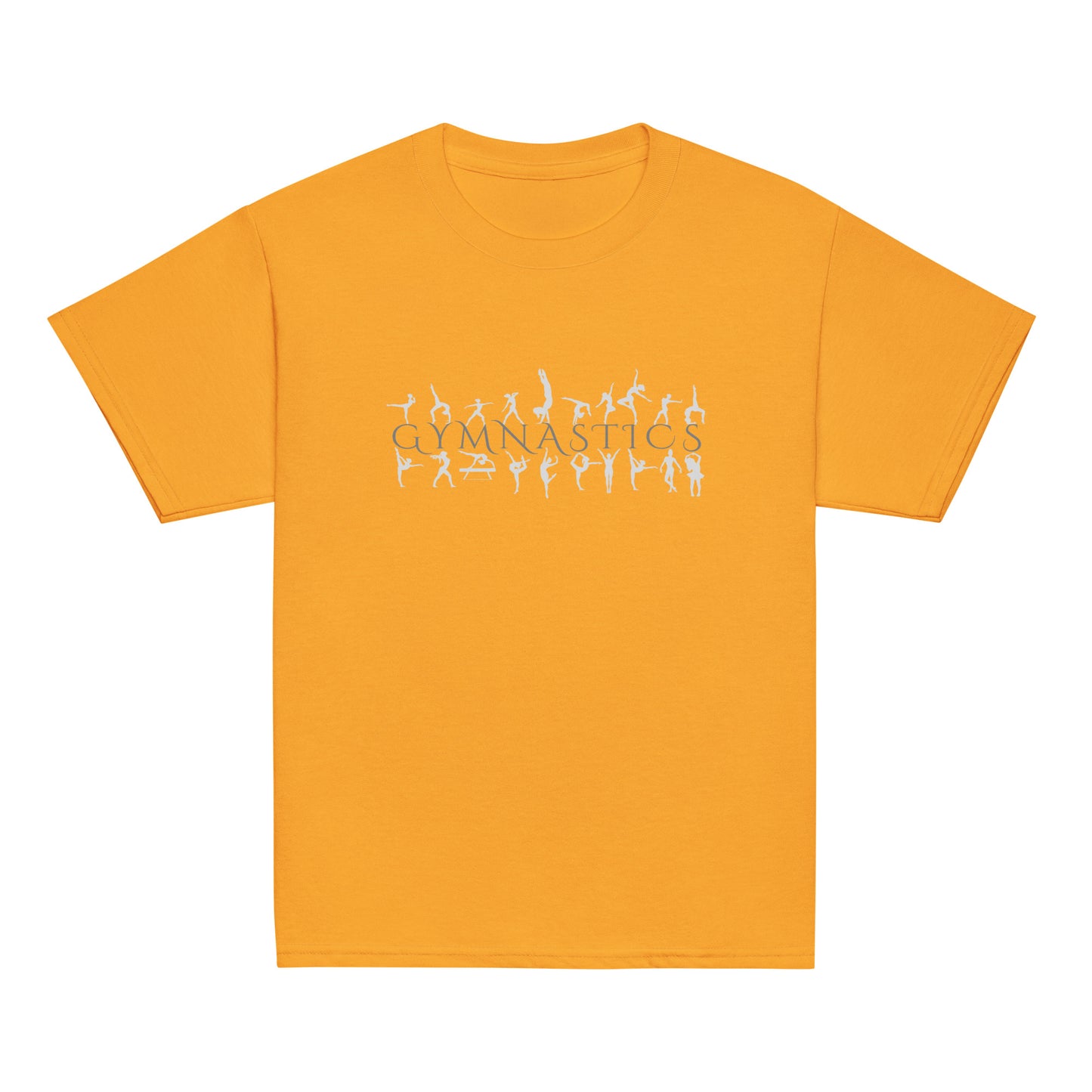 Gymnastics with many moves and poses - Youth classic tee - by RecreatingKrista