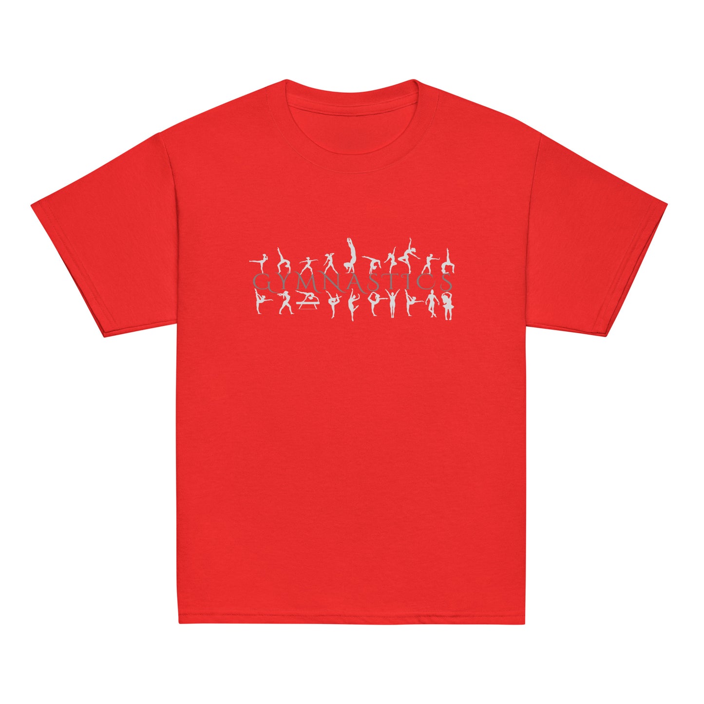 Gymnastics with many moves and poses - Youth classic tee - by RecreatingKrista