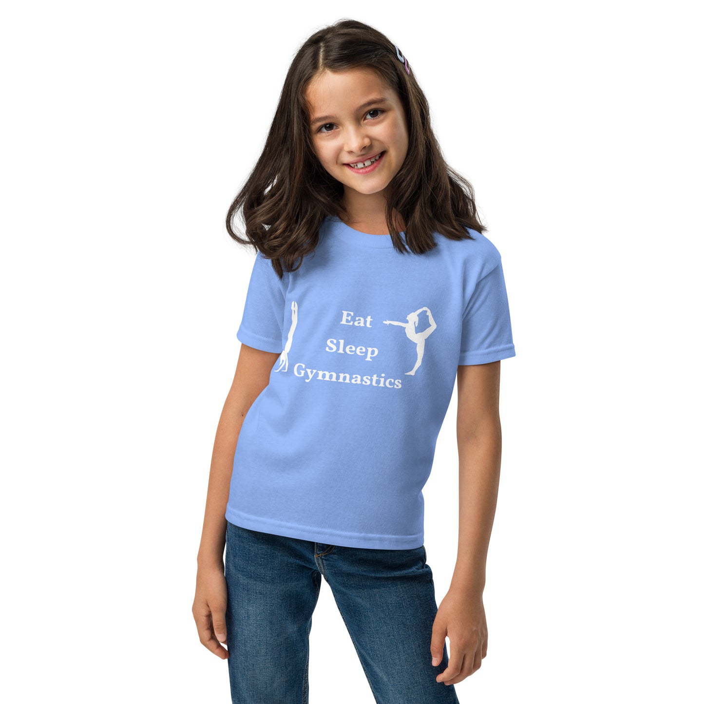 Eat Sleep Gymnastics - Youth t-shirt - by RecreatingKrista