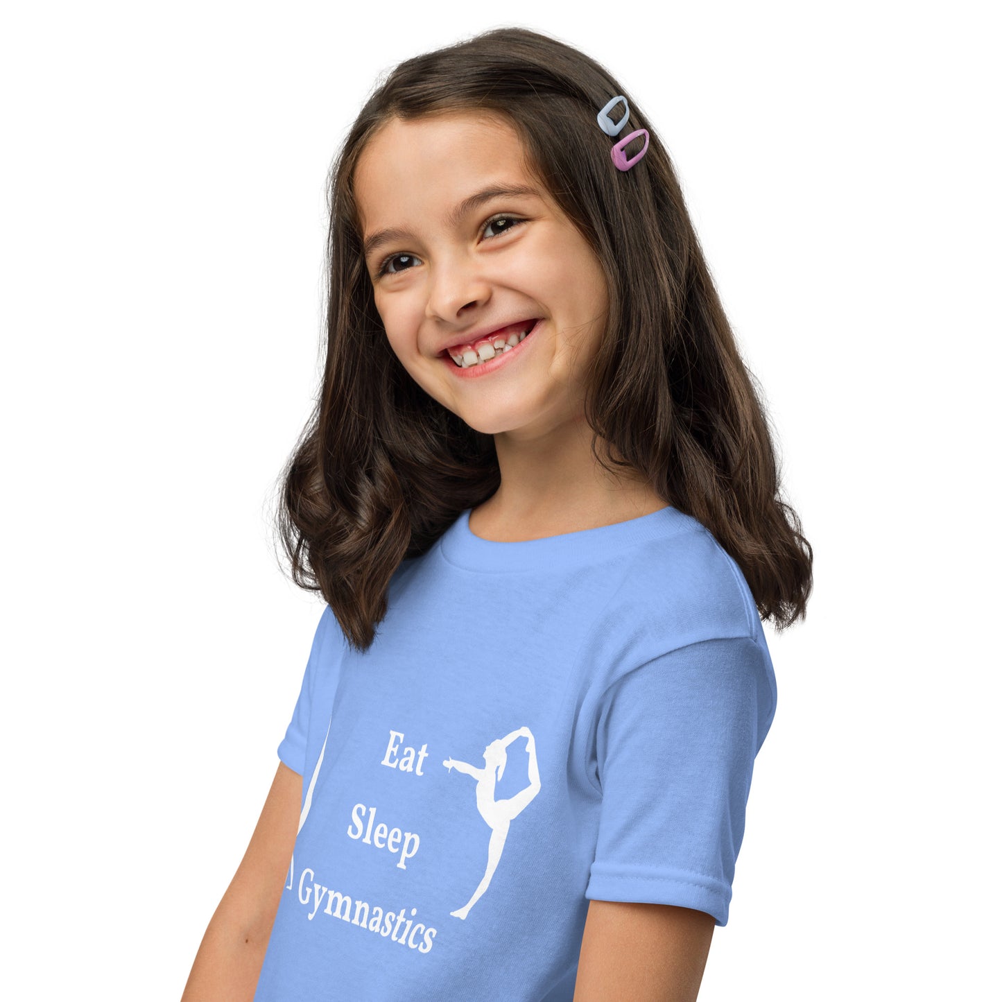 Eat Sleep Gymnastics - Youth t-shirt - by RecreatingKrista