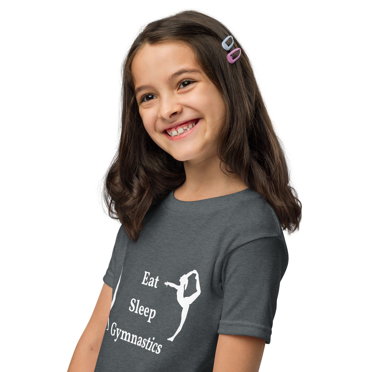 Eat Sleep Gymnastics - Youth t-shirt - by RecreatingKrista