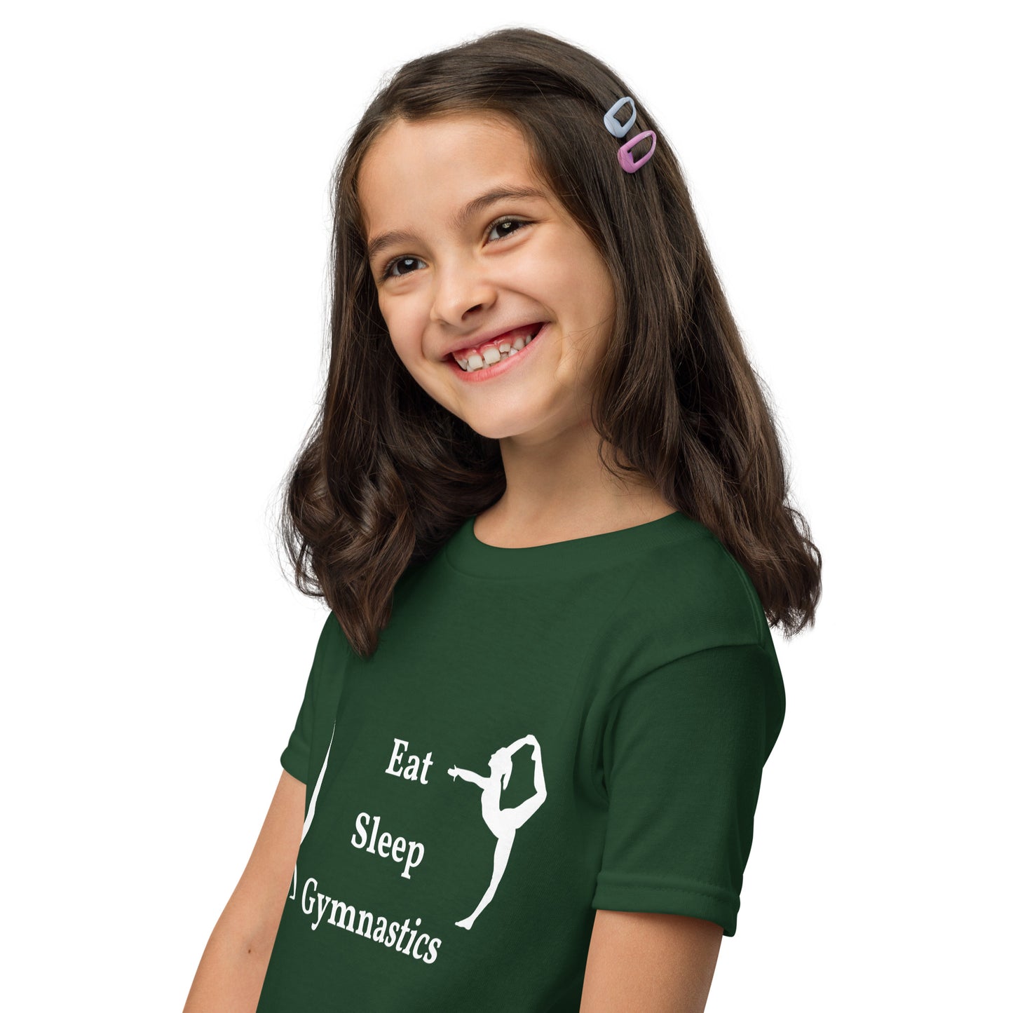 Eat Sleep Gymnastics - Youth t-shirt - by RecreatingKrista
