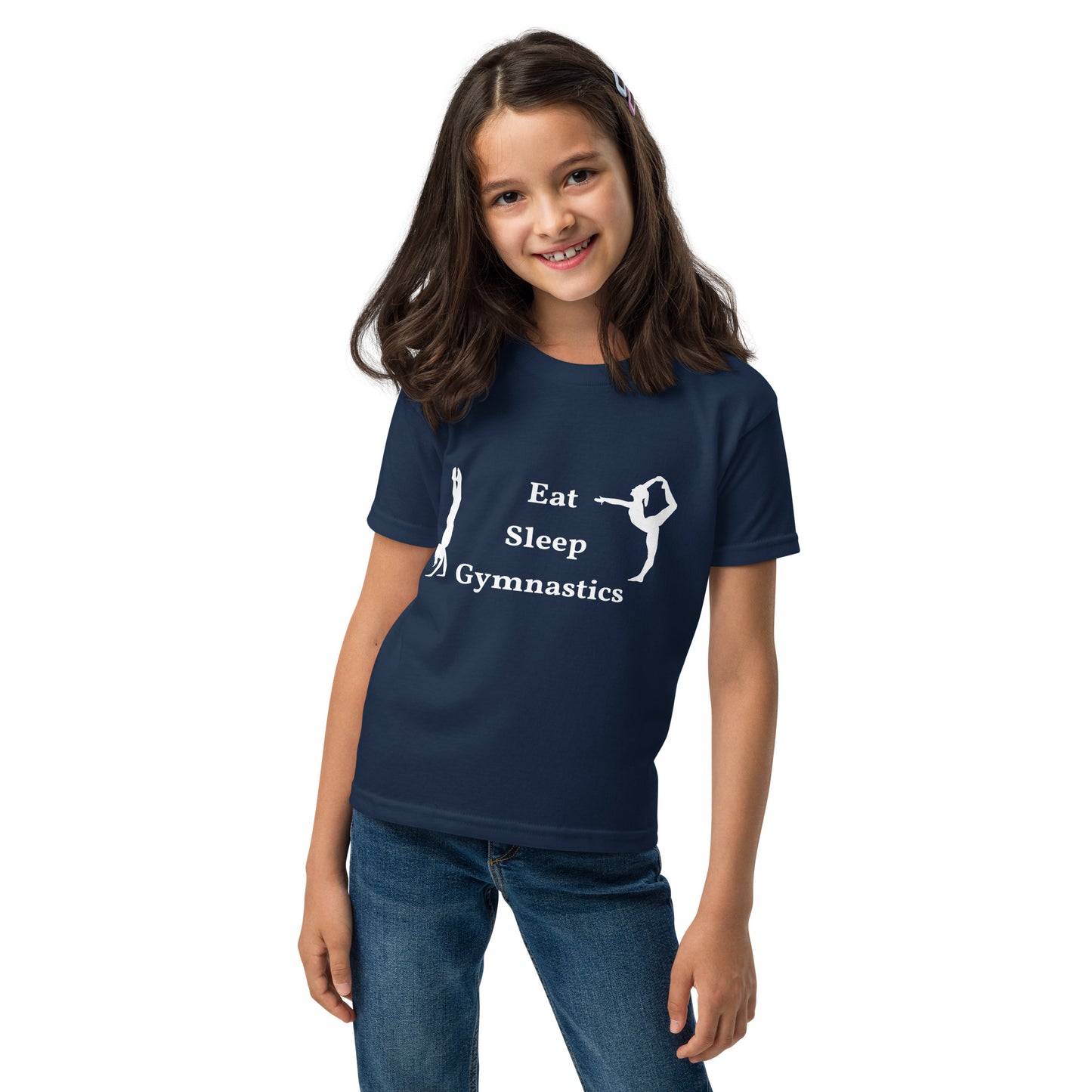 Eat Sleep Gymnastics - Youth t-shirt - by RecreatingKrista