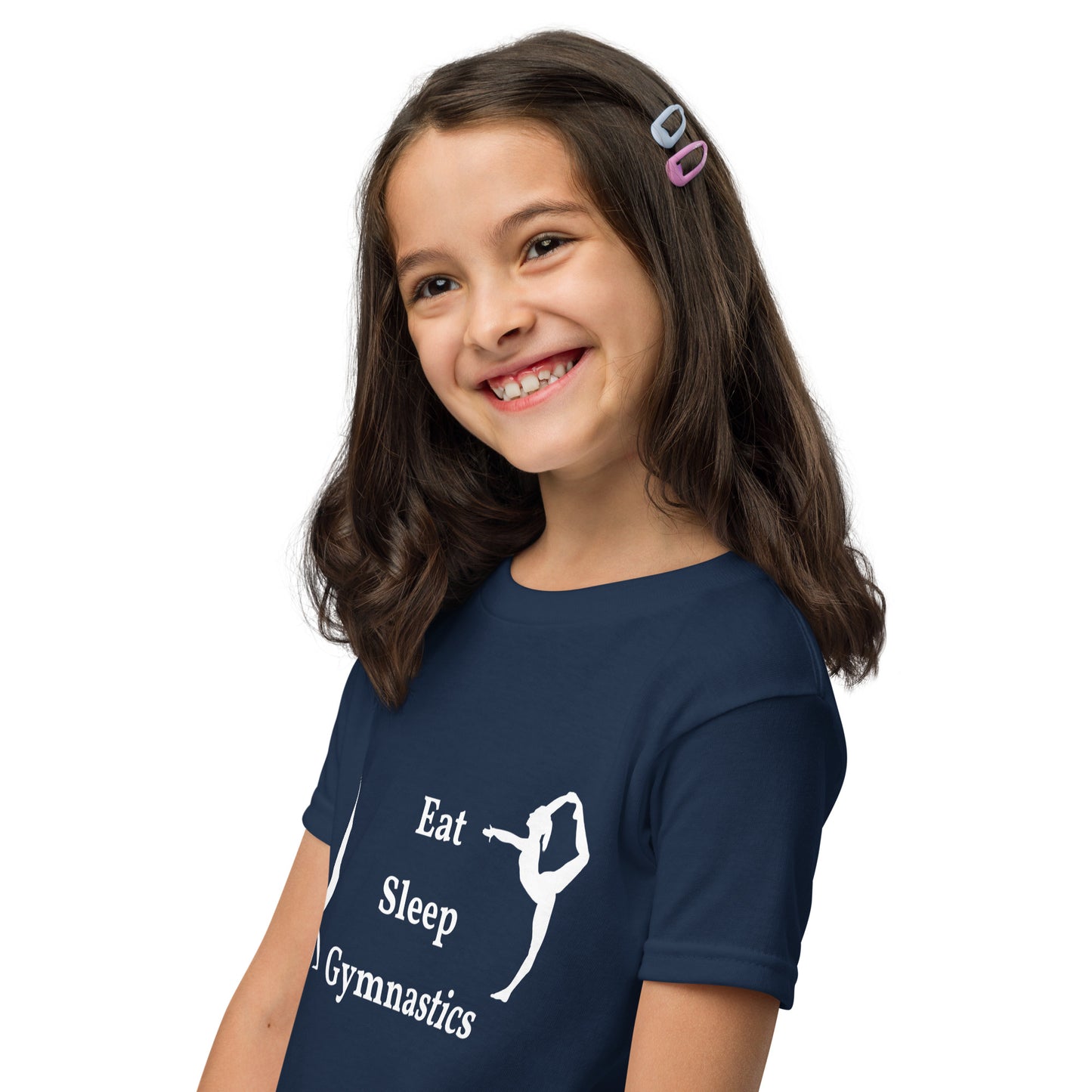 Eat Sleep Gymnastics - Youth t-shirt - by RecreatingKrista