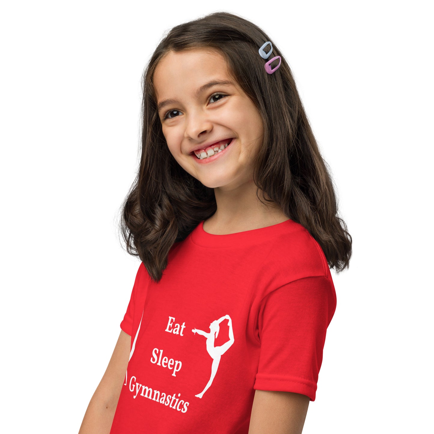 Eat Sleep Gymnastics - Youth t-shirt - by RecreatingKrista