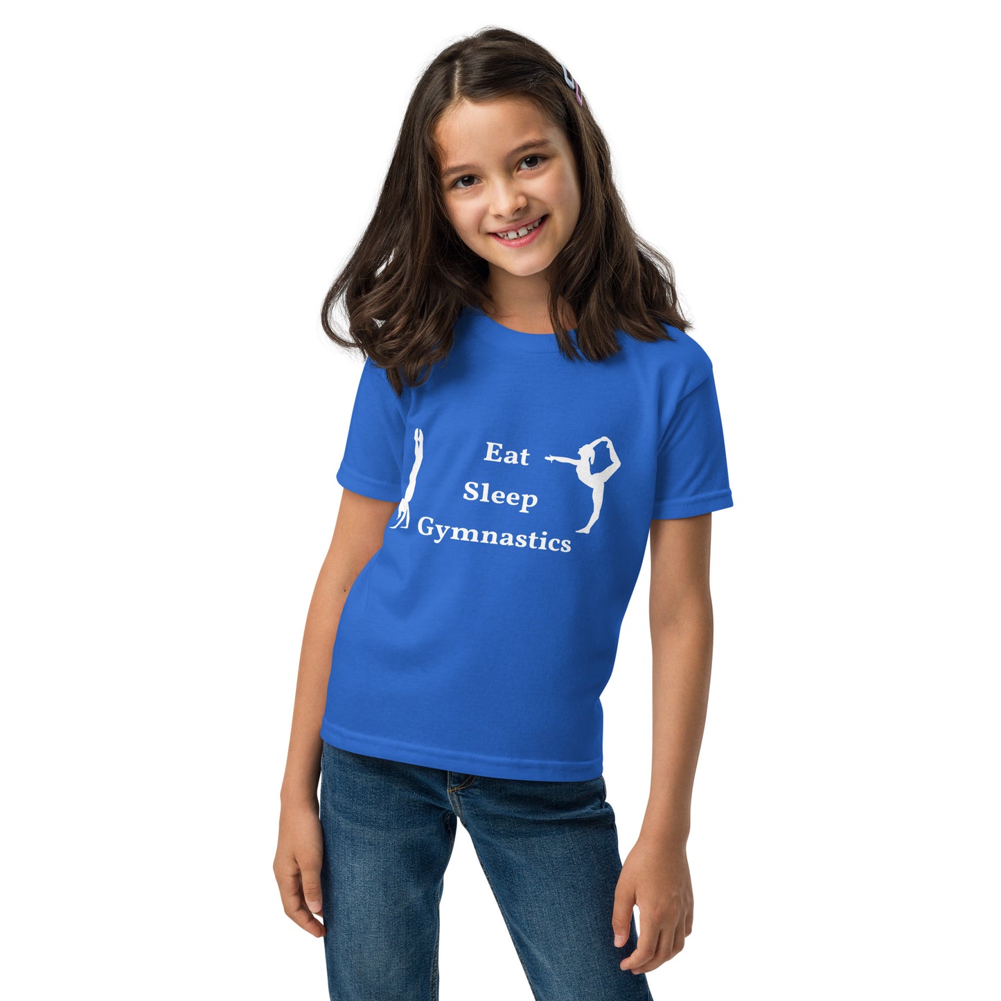 Eat Sleep Gymnastics - Youth t-shirt - by RecreatingKrista