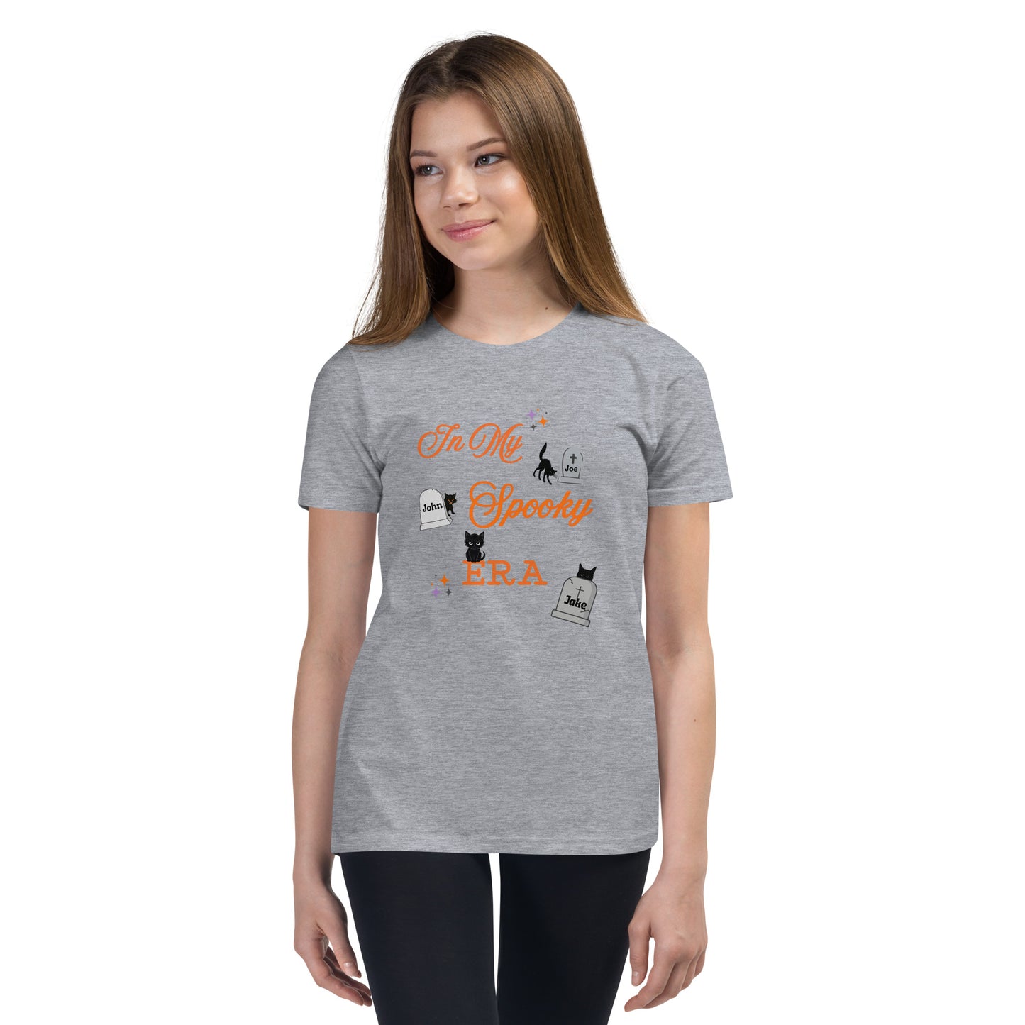 In My Spooky Era Graveyard Youth Unisex Tee by EraofInk