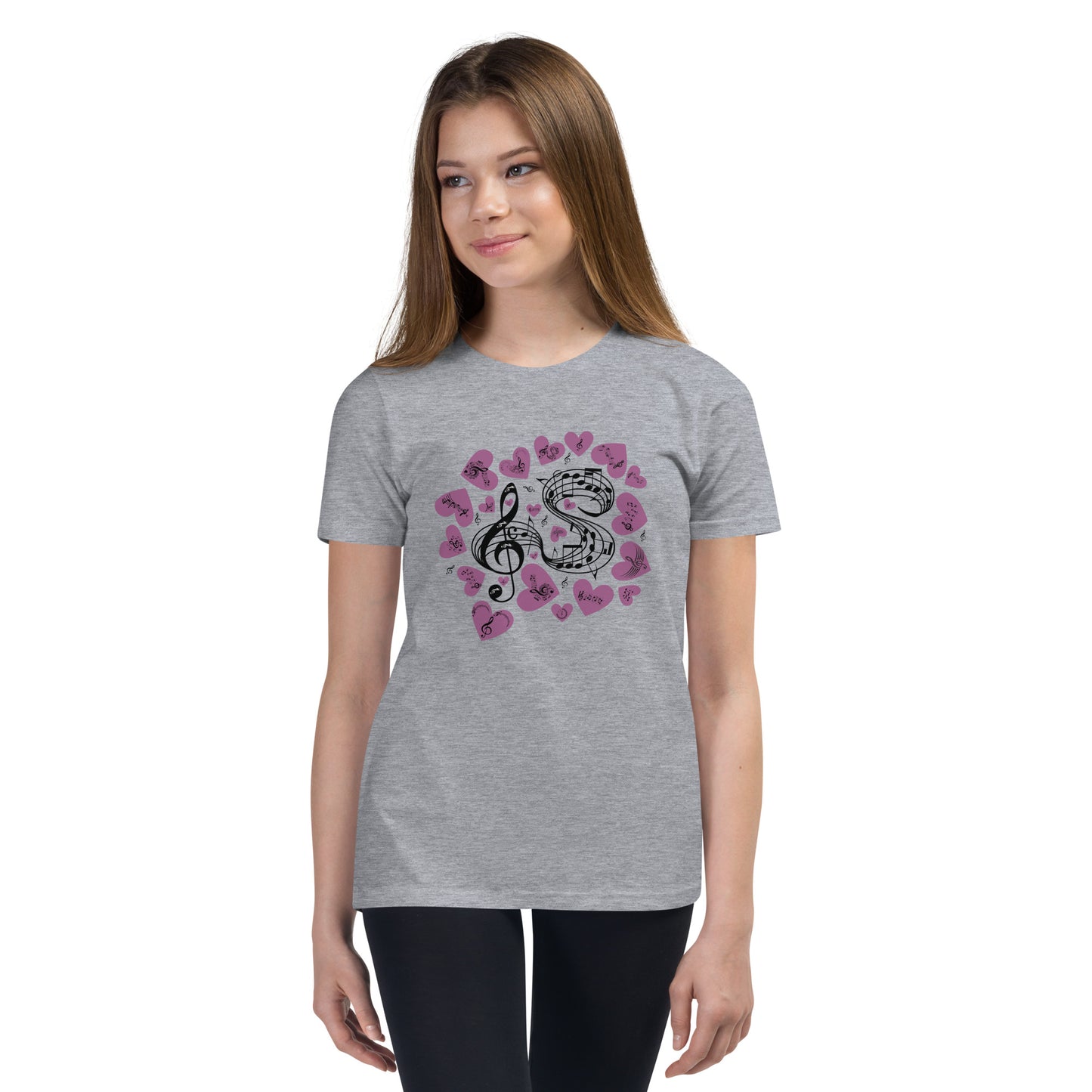 Music Is In My Heart Youth Tee by EraofInk
