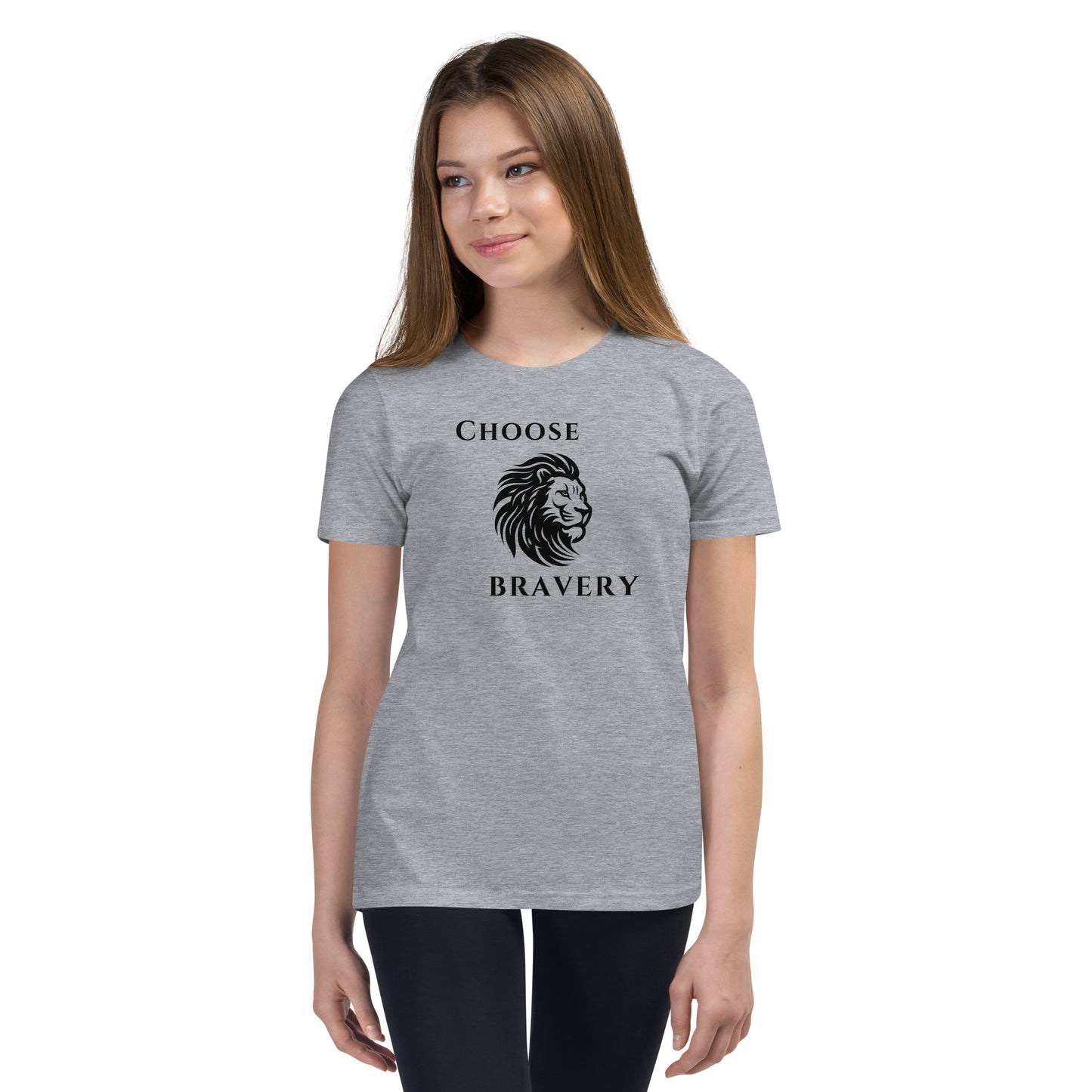 Choose Bravery Youth Tee by EraofInk