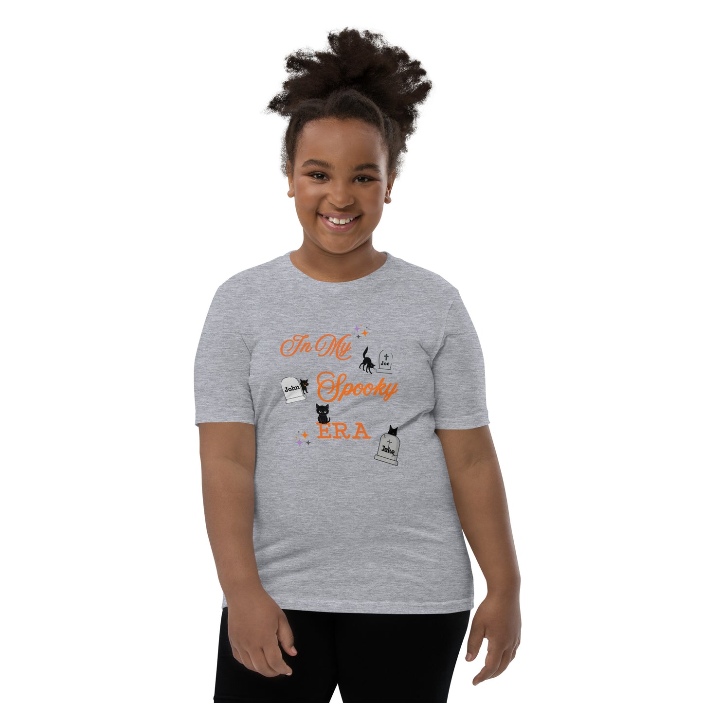 In My Spooky Era Youth Tee - Halloween Era Youth Unisex Tee by EraofInk