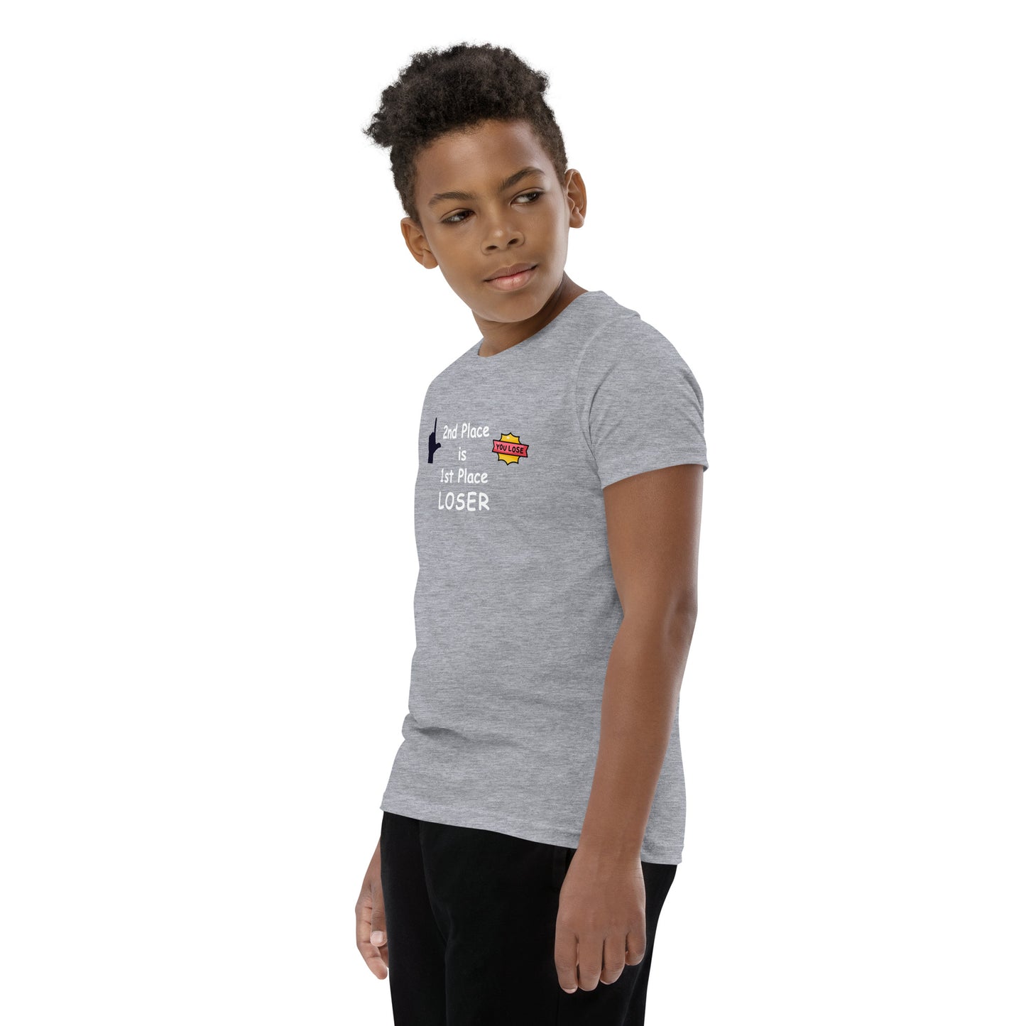 2nd Place is 1st Place Loser Youth Tee by EraofInk