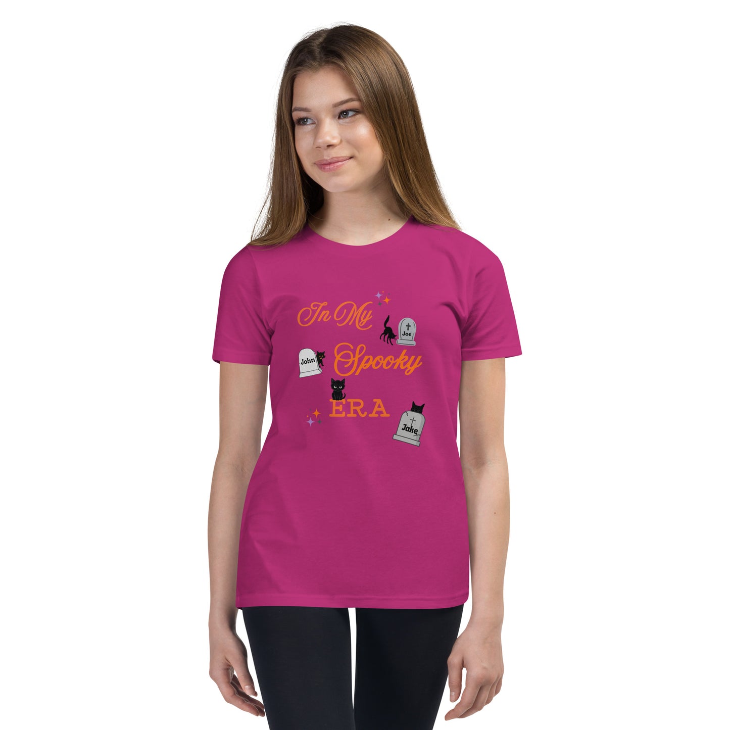 In My Spooky Era Graveyard Youth Unisex Tee by EraofInk