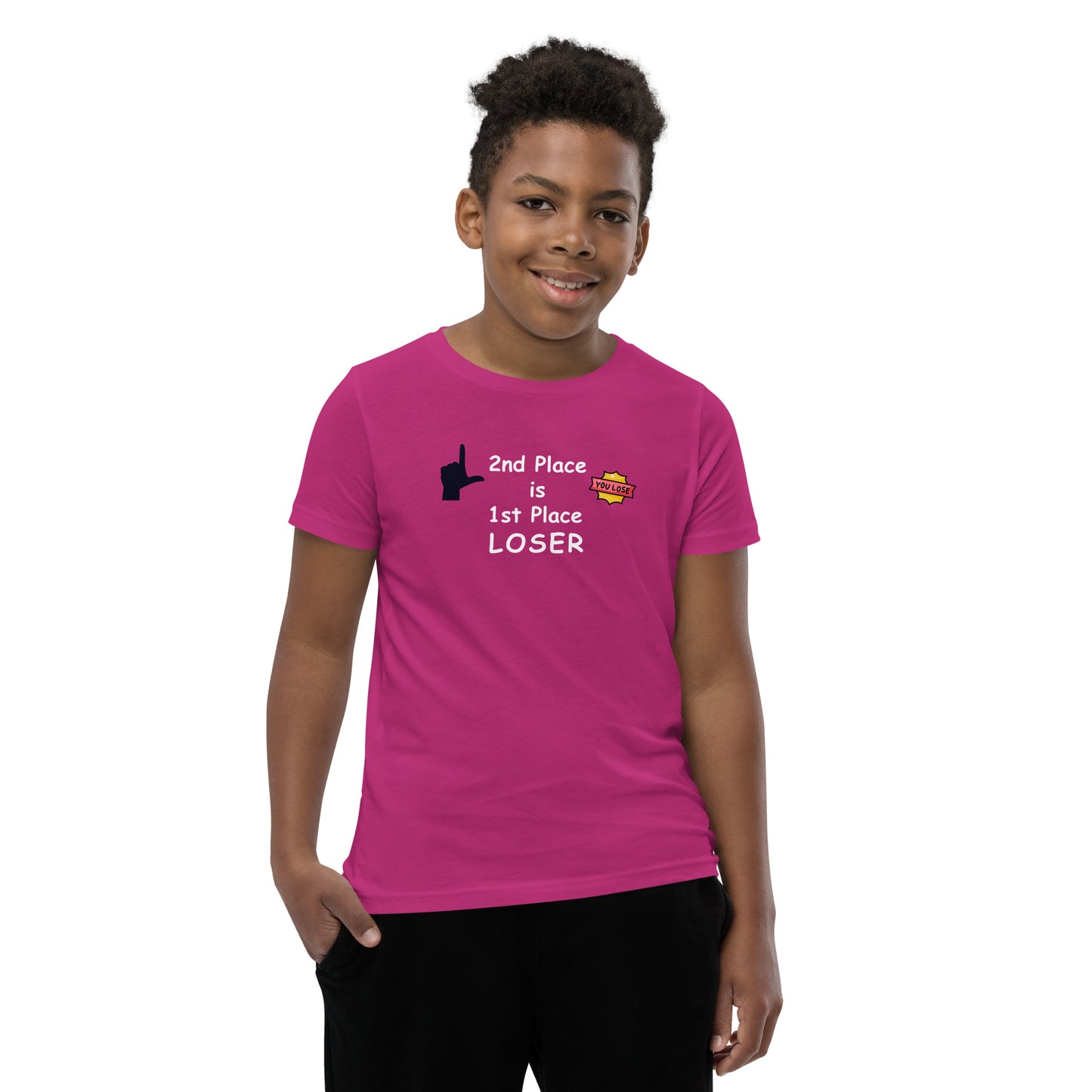 2nd Place is 1st Place Loser Youth Tee by EraofInk