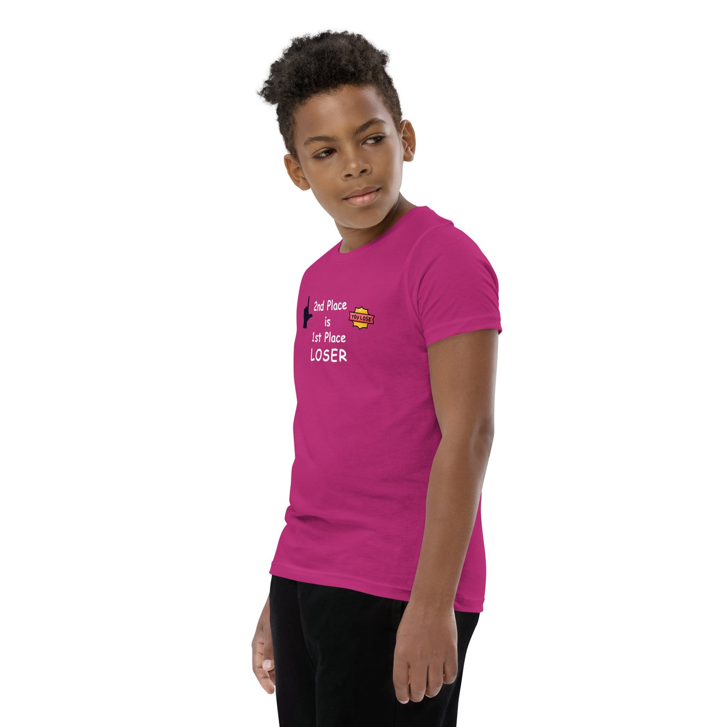 2nd Place is 1st Place Loser Youth Tee by EraofInk