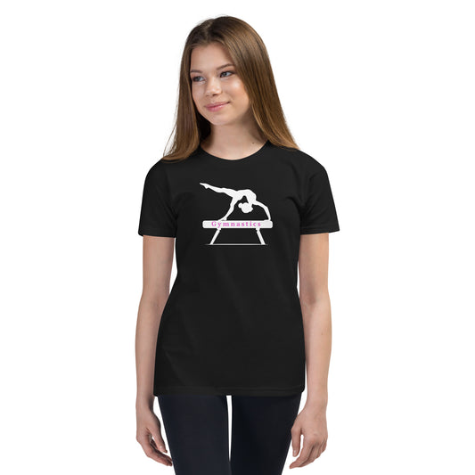 Gymnastics Youth Tee - Beam Skills by EraofInk