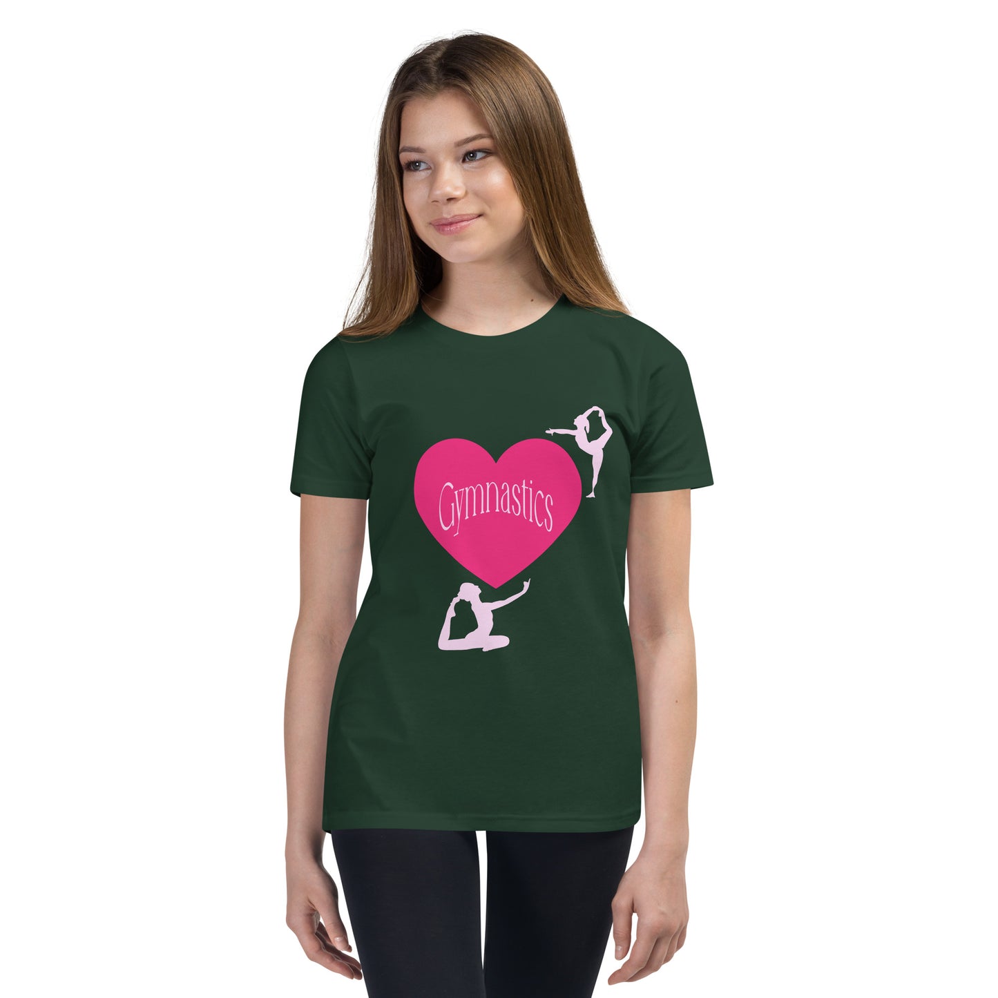 Gymnastics - Youth Short Sleeve T-Shirt - by RecreatingKrista
