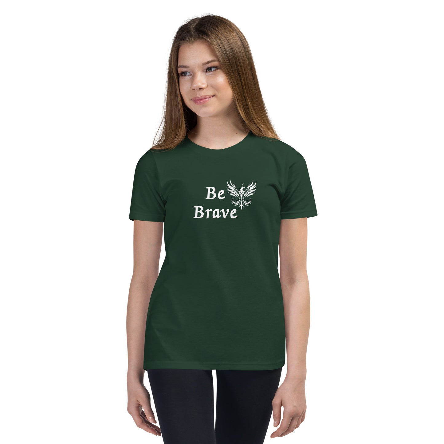 Youth Phoenix Rising Be Brave Tee by RecreatingKrista
