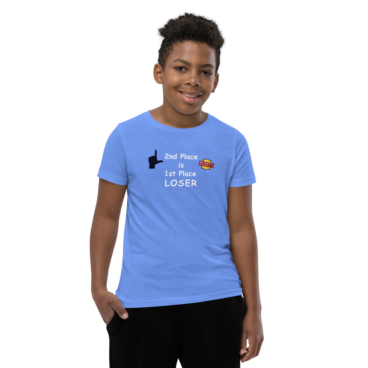 2nd Place is 1st Place Loser Youth Tee by EraofInk