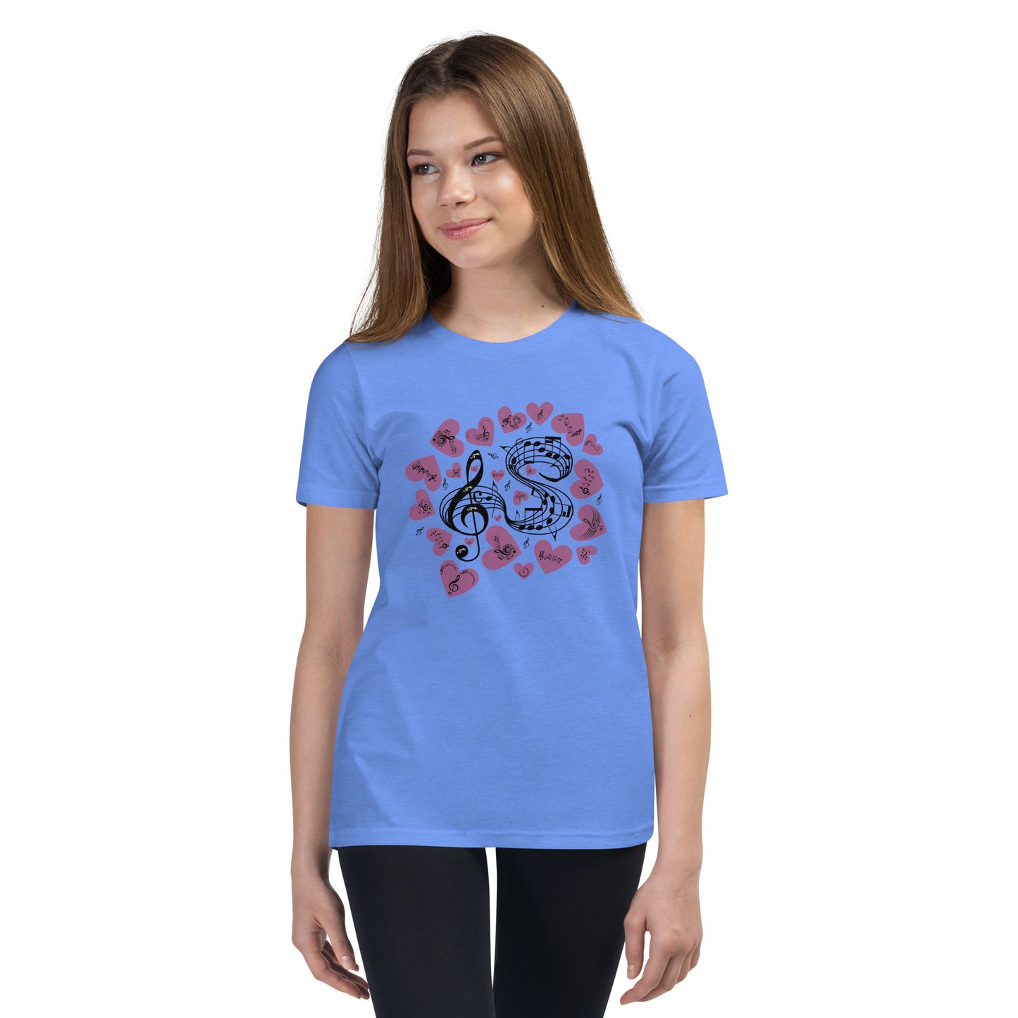 Music Is In My Heart Youth Tee by EraofInk