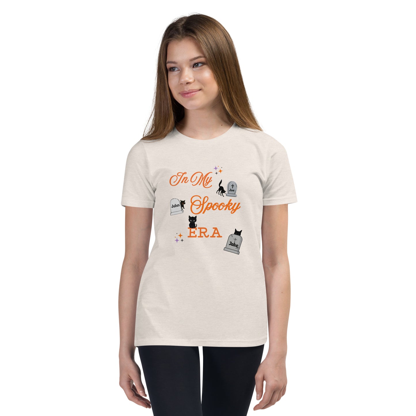 In My Spooky Era Graveyard Youth Unisex Tee by EraofInk