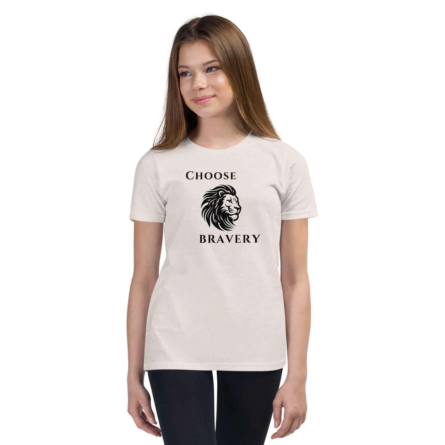 Choose Bravery Youth Tee by EraofInk