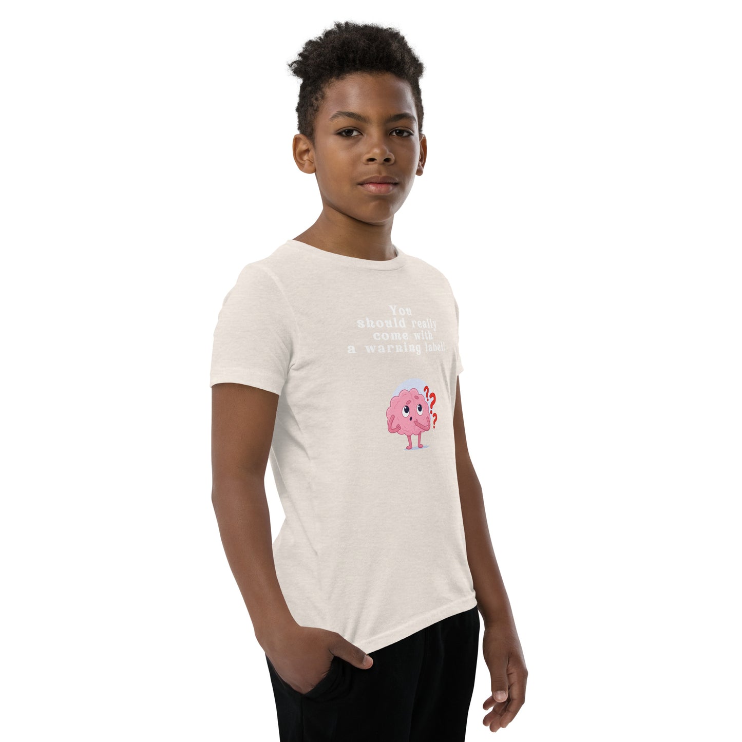 You Should Really Come With a Warning Label Youth Tee by EraofInk