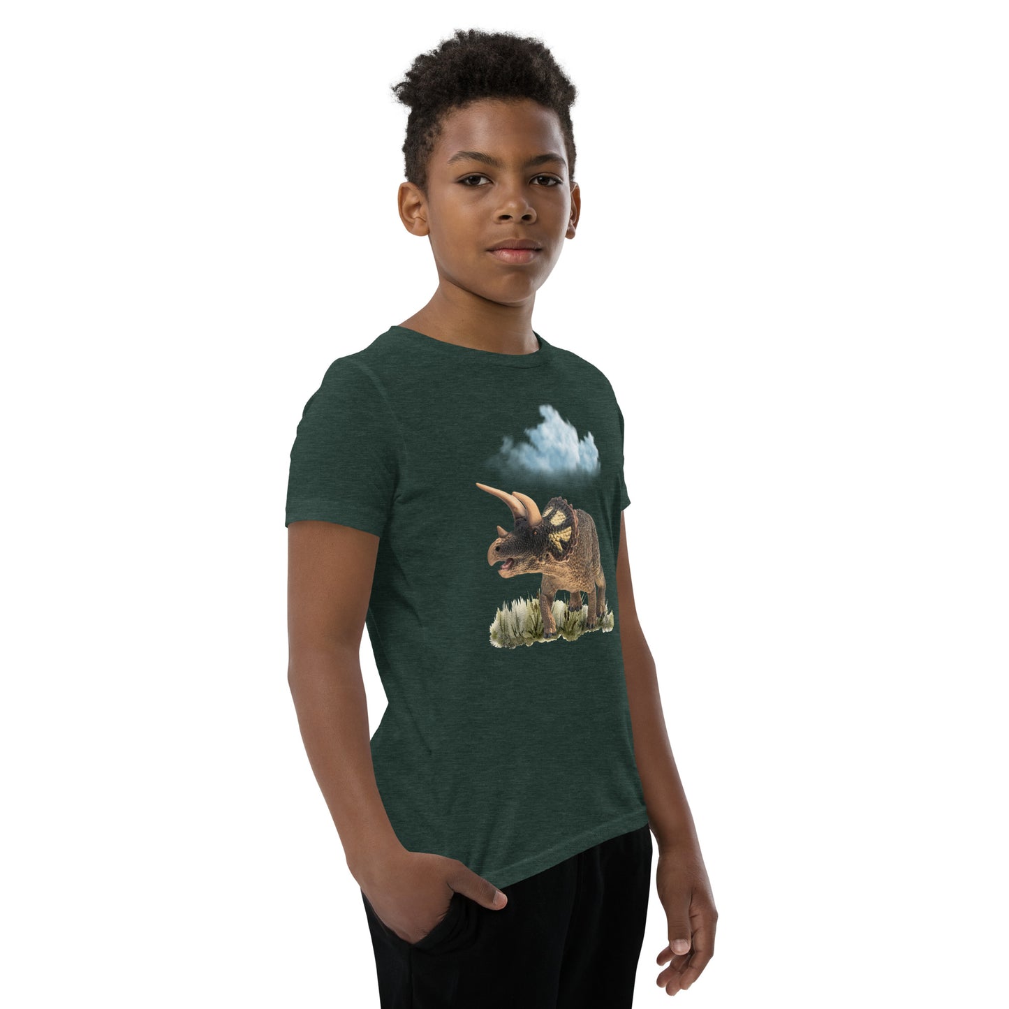 Roaming Dino Youth Tee by EraofInk