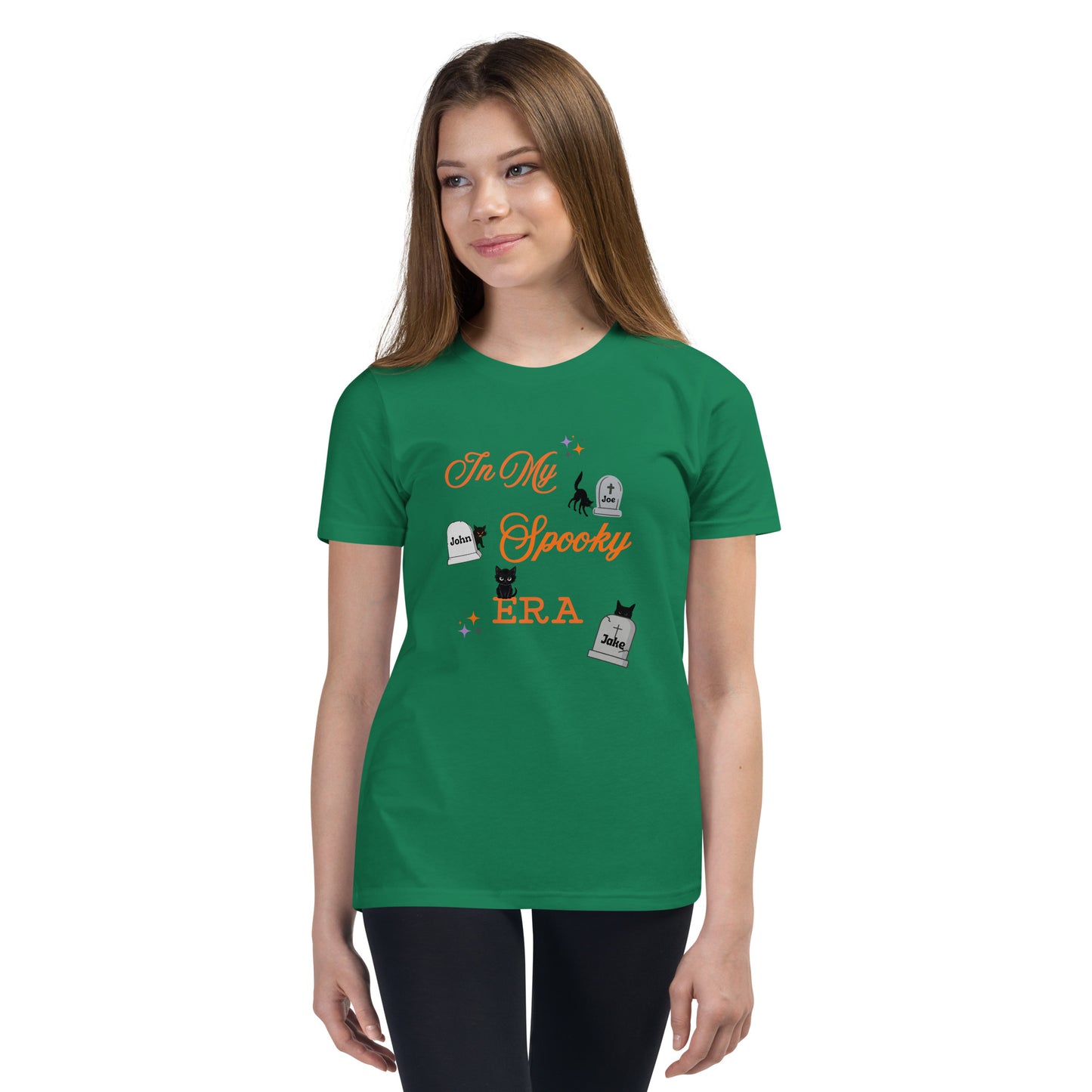In My Spooky Era Graveyard Youth Unisex Tee by EraofInk