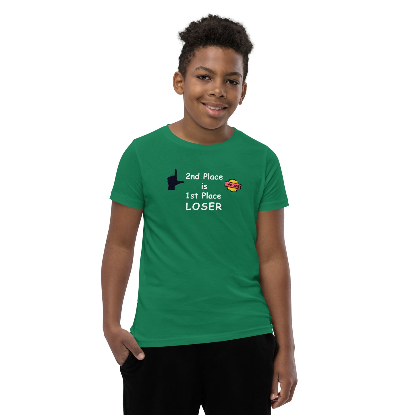 2nd Place is 1st Place Loser Youth Tee by EraofInk
