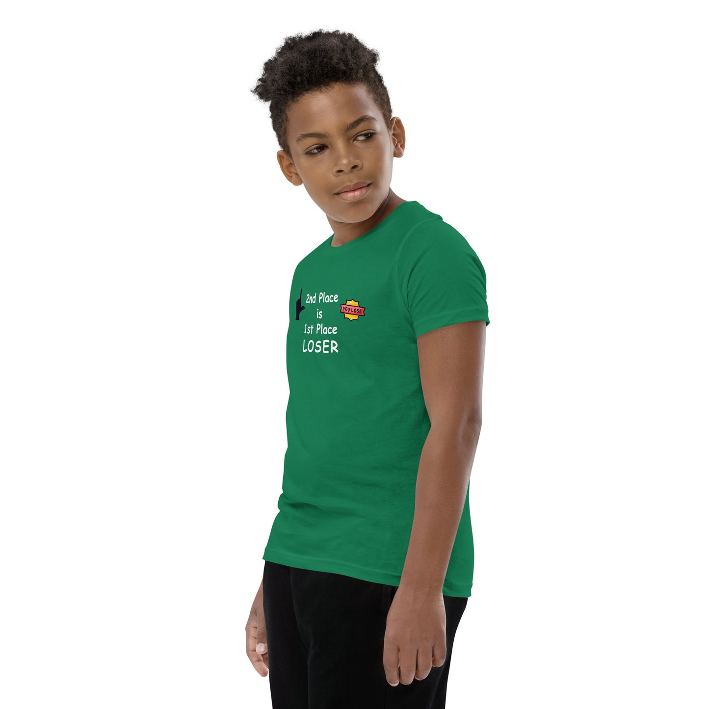 2nd Place is 1st Place Loser Youth Tee by EraofInk