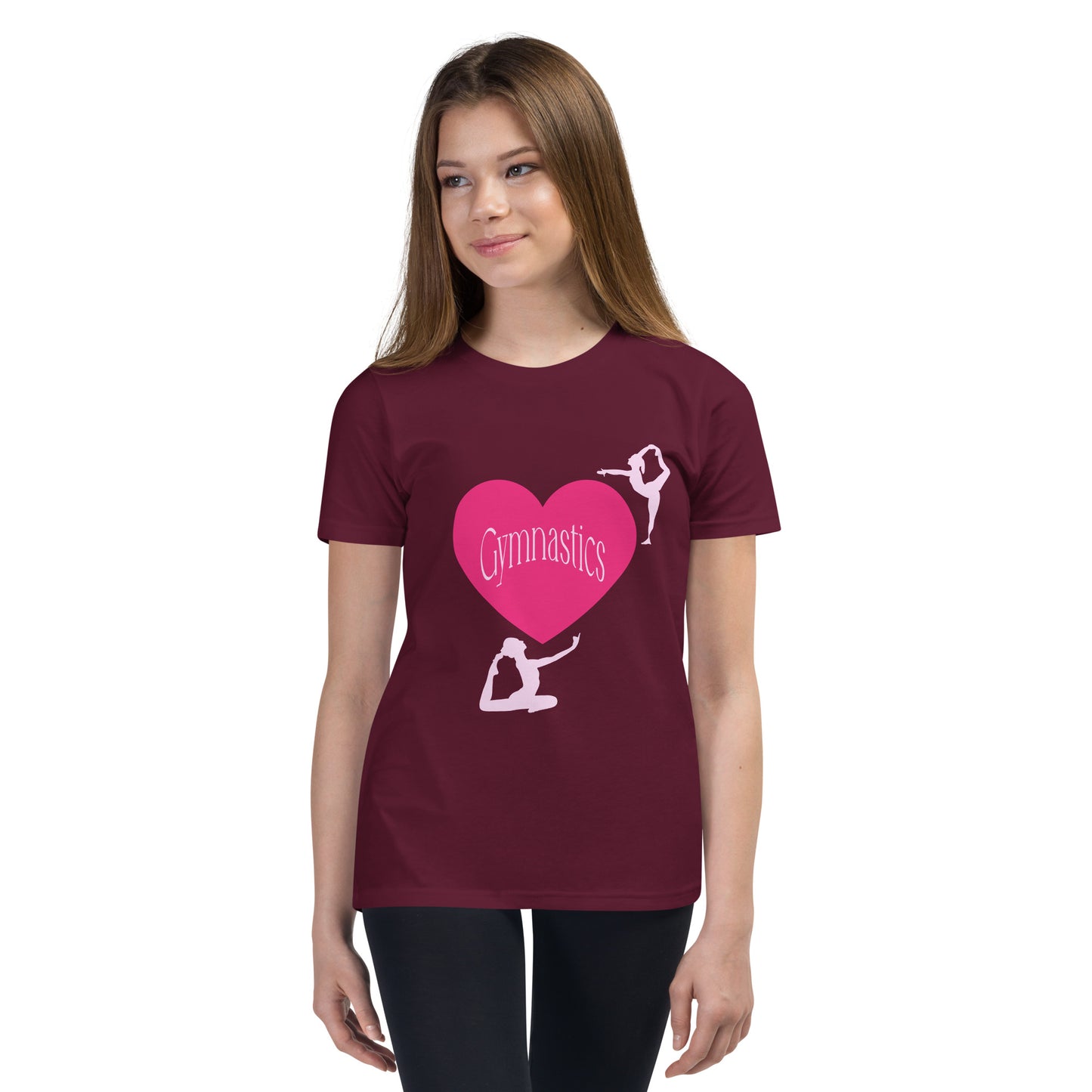 Gymnastics - Youth Short Sleeve T-Shirt - by RecreatingKrista