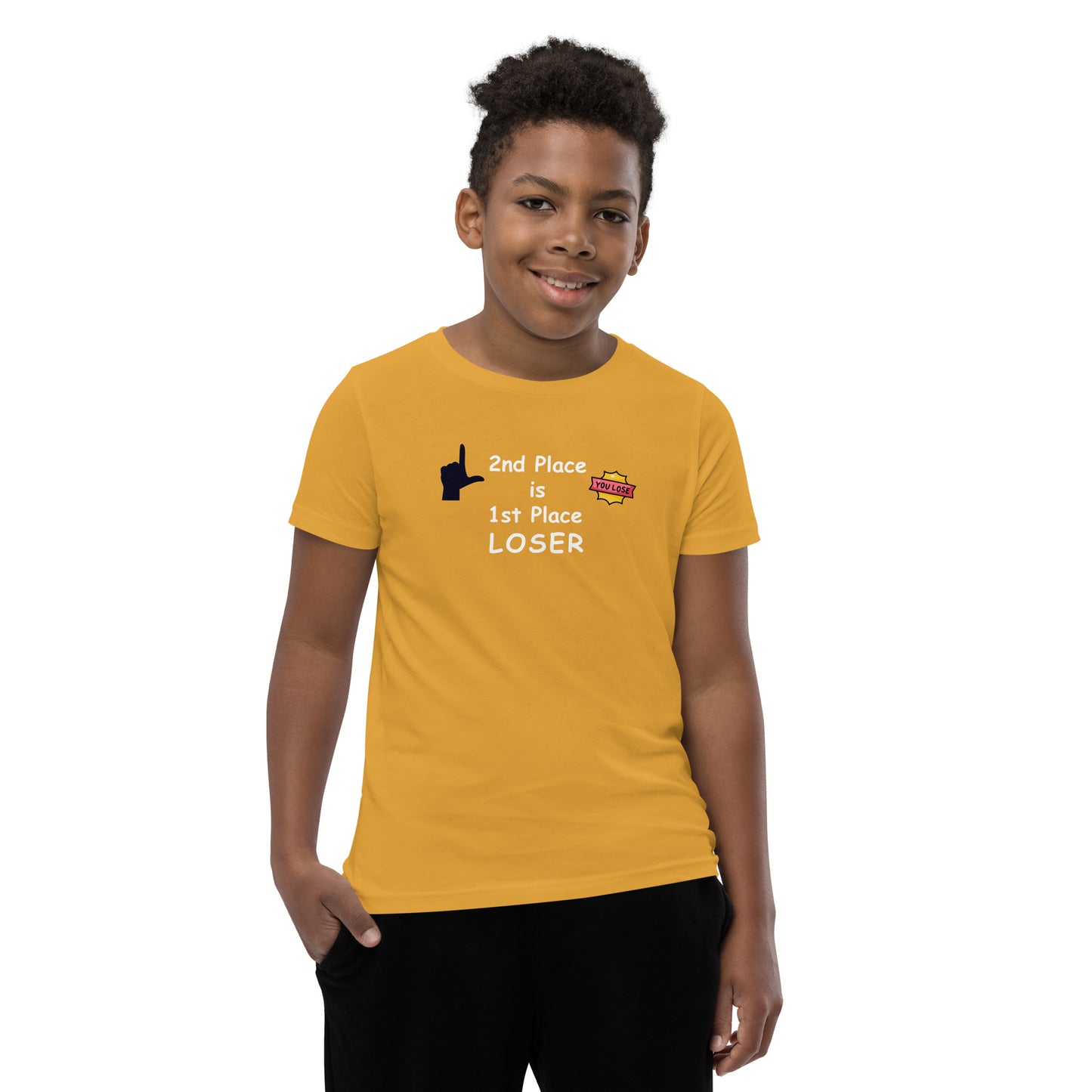 2nd Place is 1st Place Loser Youth Tee by EraofInk