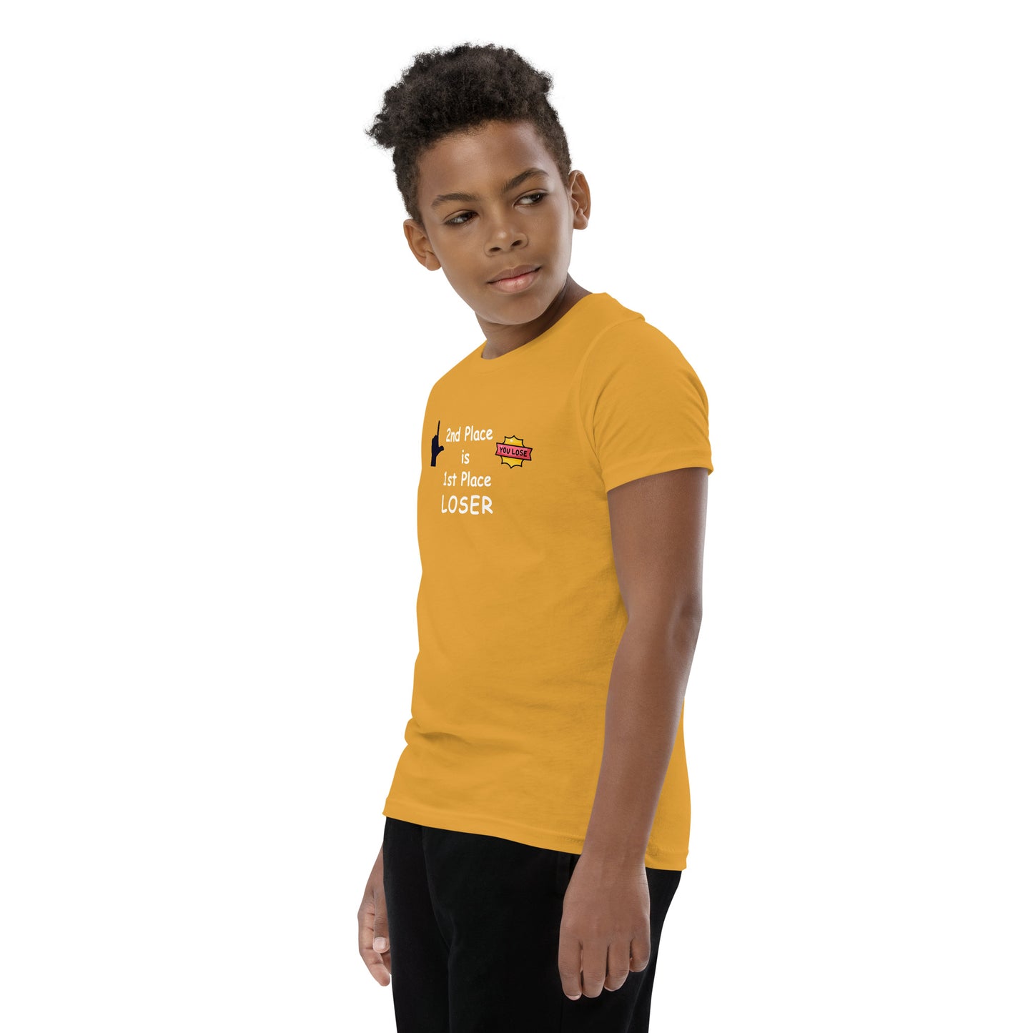 2nd Place is 1st Place Loser Youth Tee by EraofInk