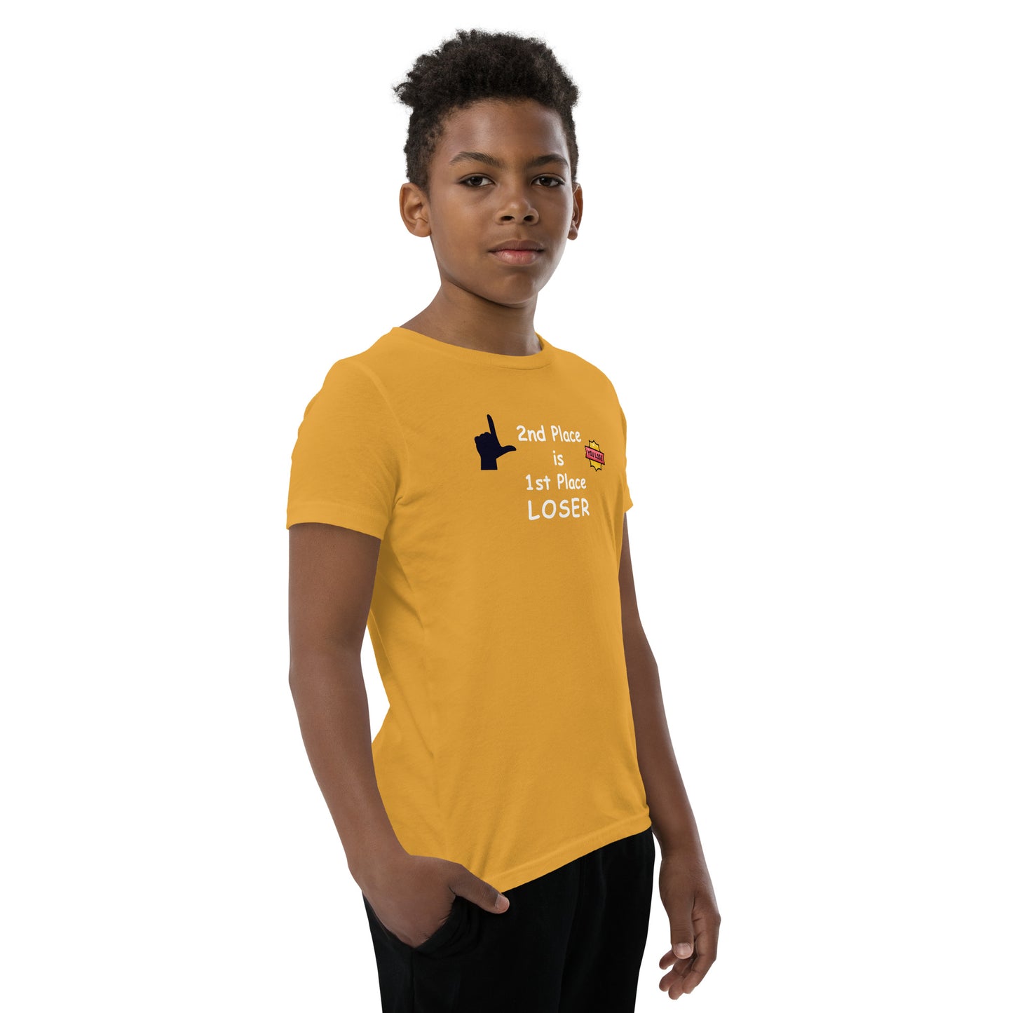 2nd Place is 1st Place Loser Youth Tee by EraofInk
