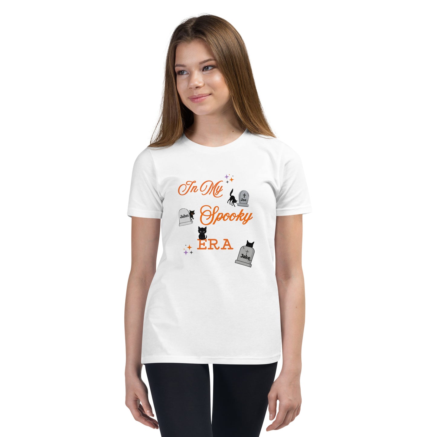 In My Spooky Era Graveyard Youth Unisex Tee by EraofInk