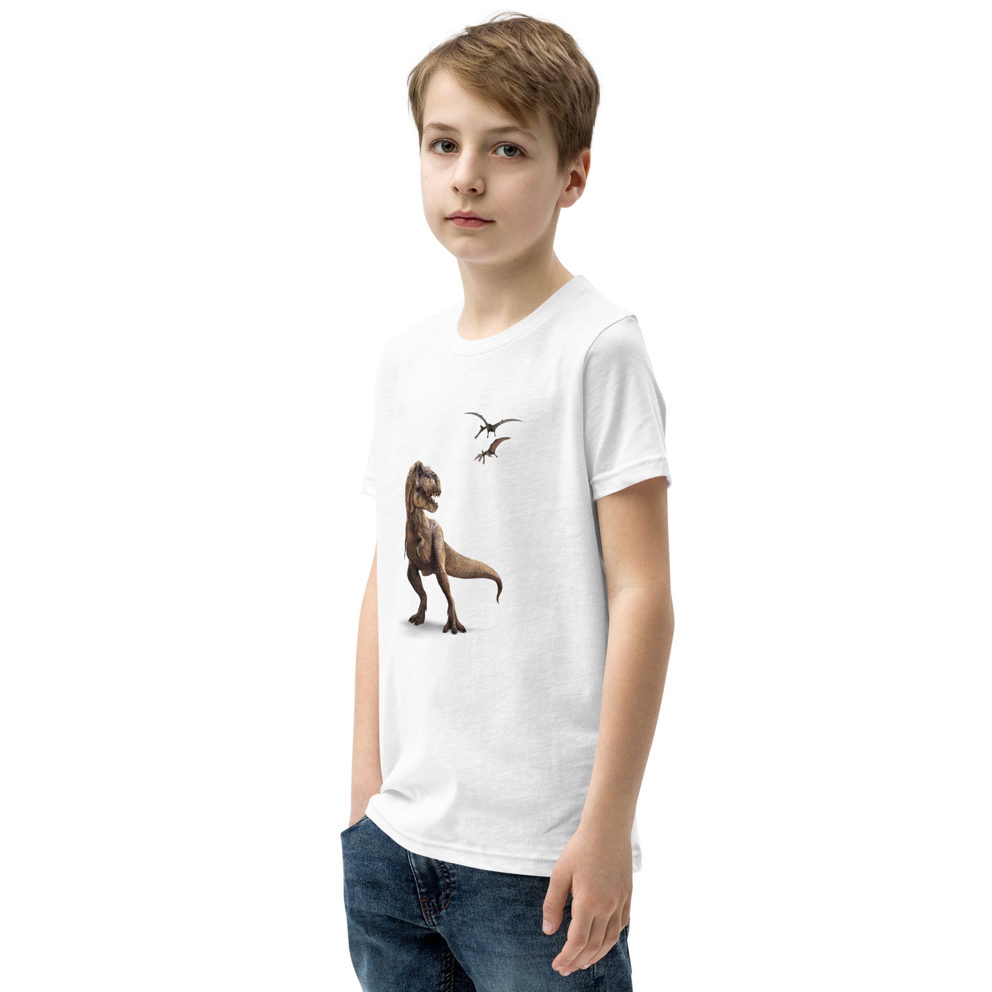 Ferocious Dino Youth Tee by EraofInk
