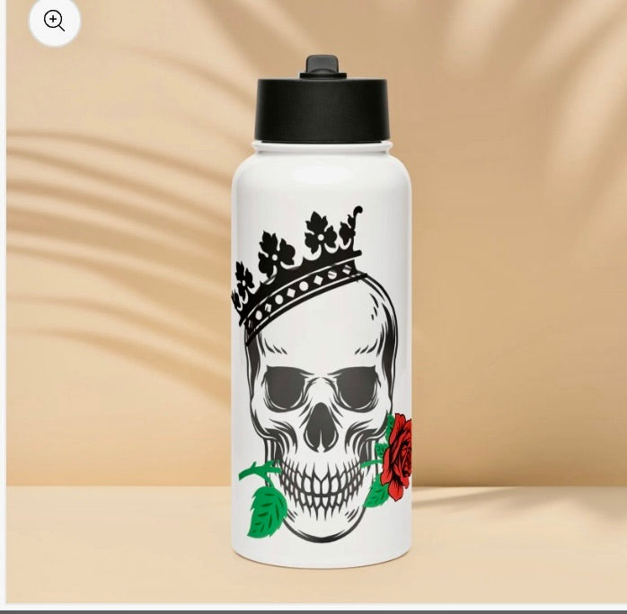 Stainless Steel Water Bottles - Sipping in Style (Straw / Lid Included)